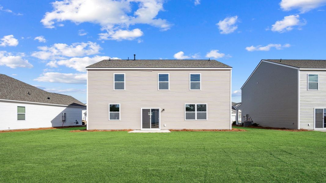 Exterior details and patio area of a home in The Retreat at East Argent, Ridgeland (Image 3).