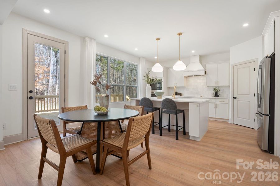 Furnished interior view inside a new home in , Mint Hill (Image 6). Furnished interior view inside a new home in , Mint Hill (Image 6).