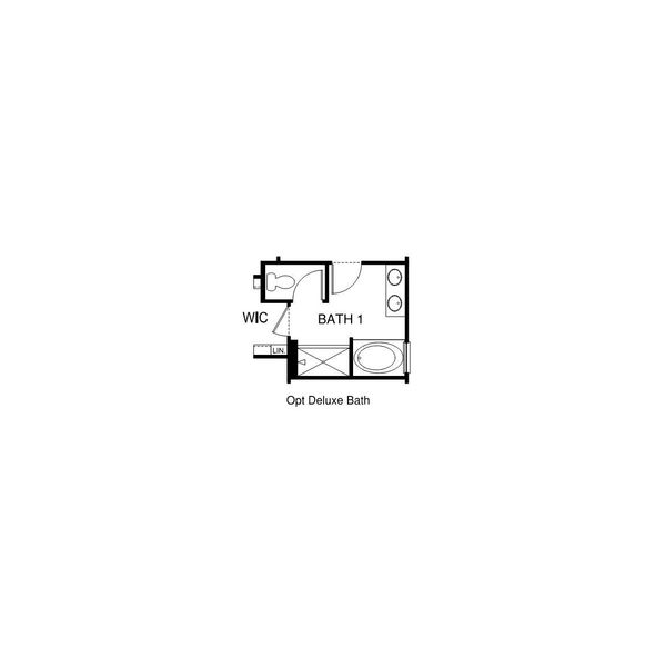 2D floor plan layout of this home in Hunters Ridge, Woodruff, SC (Image 6).