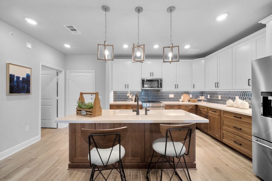 Furnished interior view inside a new home in Gatherings® at Westview, Houston (Image 12).
