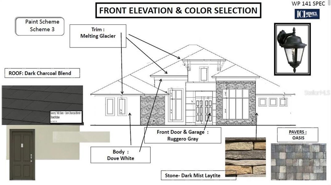 Sample of building materials used in homes in Wellen Park, Venice (Image 3).