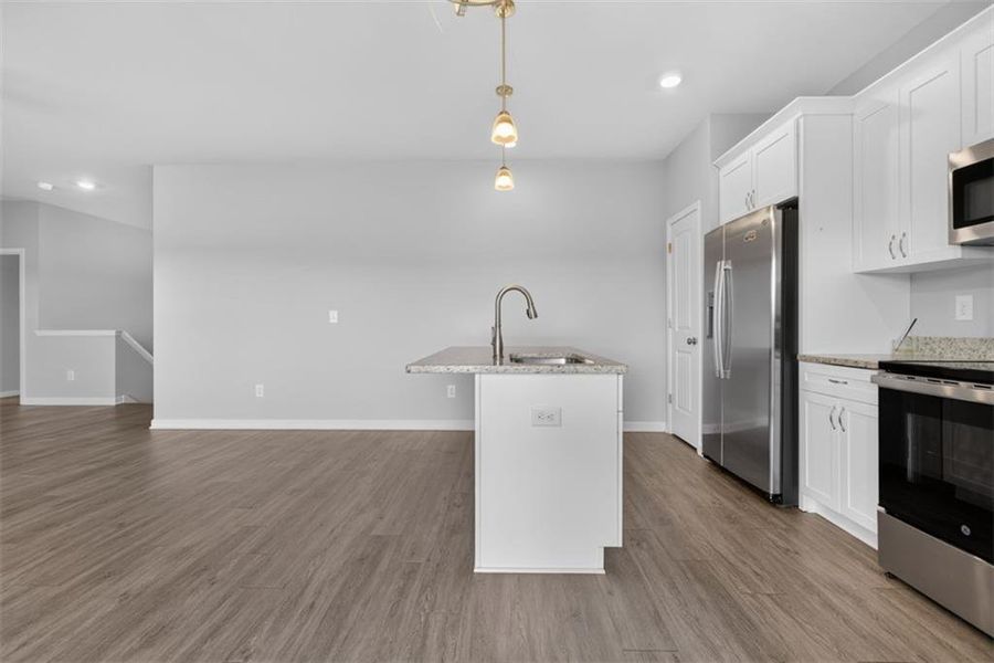 Furnished interior view inside a new home in , Eastanollee (Image 16).
