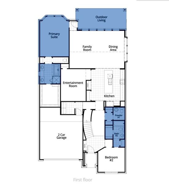 2D floor plan layout of this home in Devonshire, Forney, TX (Image 3). 2D floor plan layout of this home in Devonshire, Forney, TX (Image 3).