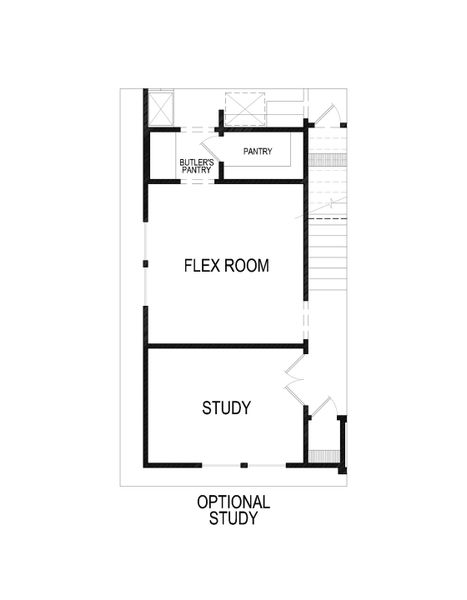 2D floor plan layout for the Northcrest 3FSW (w/Media) by First Texas Homes in Parker Ranch, Parker, TX (Image 4).