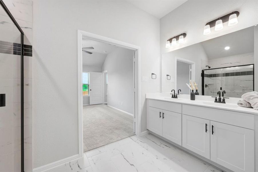 Furnished interior view inside a new home in Sanderos, Fort Worth (Image 13).