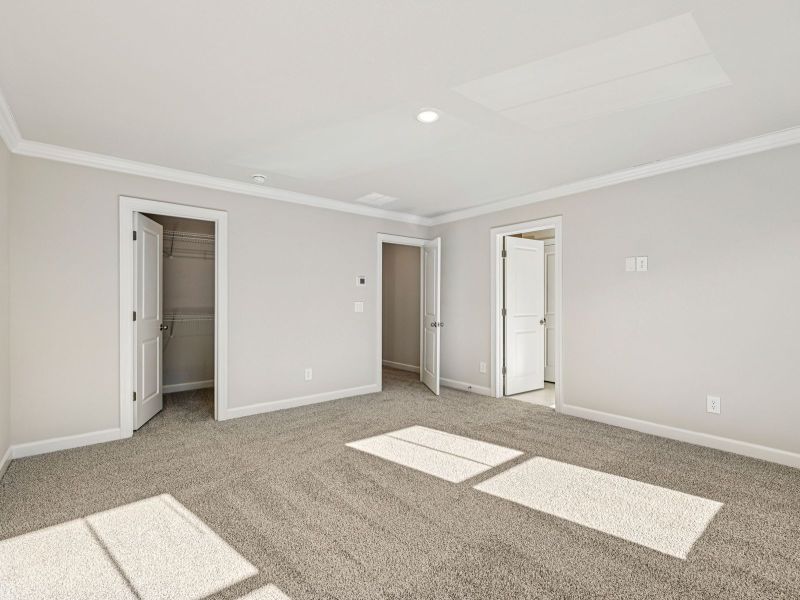 Spacious, unfurnished interior of a new home in Crossrail Station, Mooresville (Image 14). Spacious, unfurnished interior of a new home in Crossrail Station, Mooresville (Image 14).