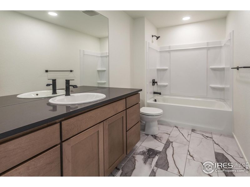 Furnished interior view inside a new home in Trailside Story Collection - Single Family Homes, Timnath (Image 8).