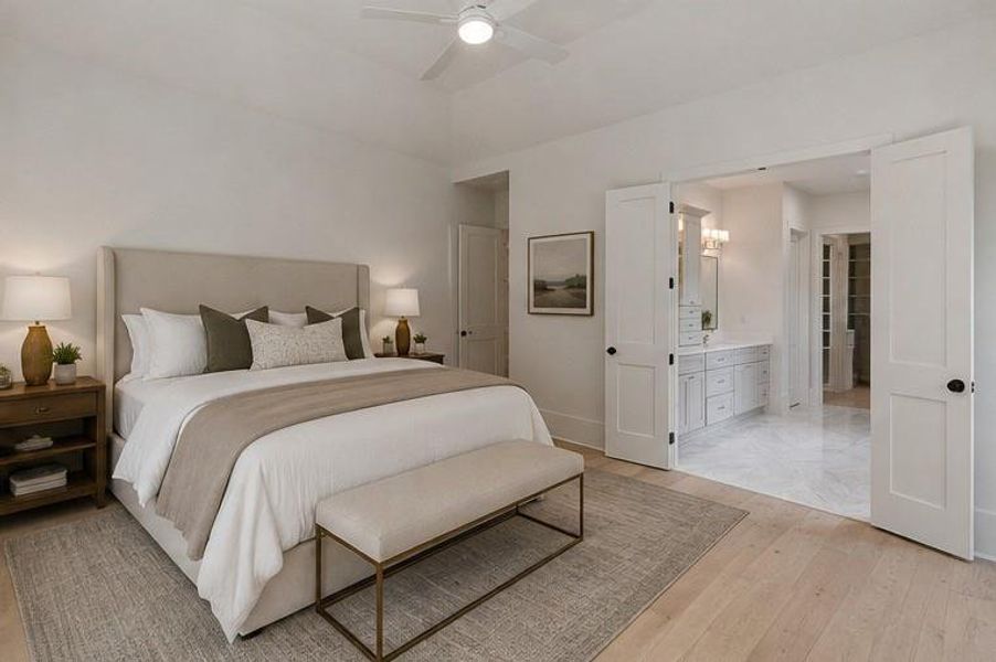 Furnished interior view inside a new home in , Brookhaven (Image 27).
