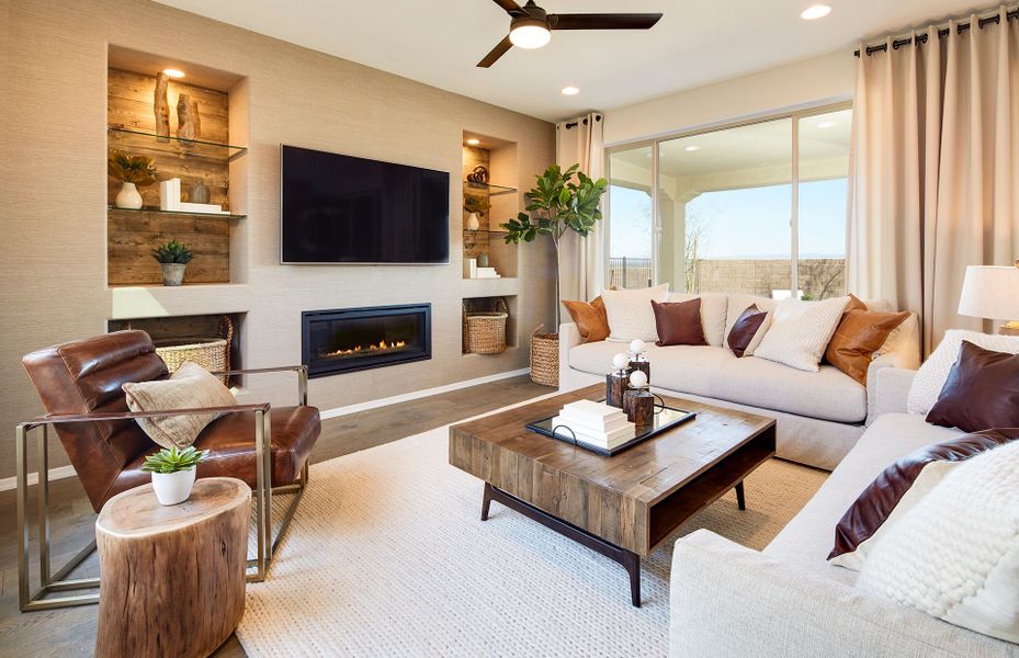 Representative furnished interior of a home built from the Haven Final Opportunity by Del Webb in Sun City Anthem at Merrill Ranch, Florence (Image 5).