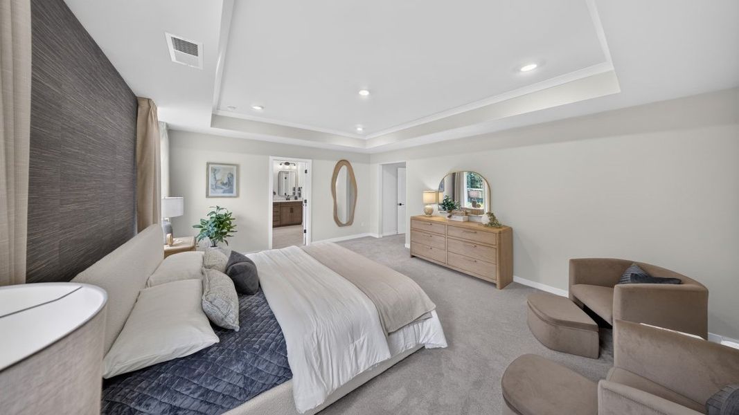 Furnished interior view inside a new home in Westport, York (Image 22).