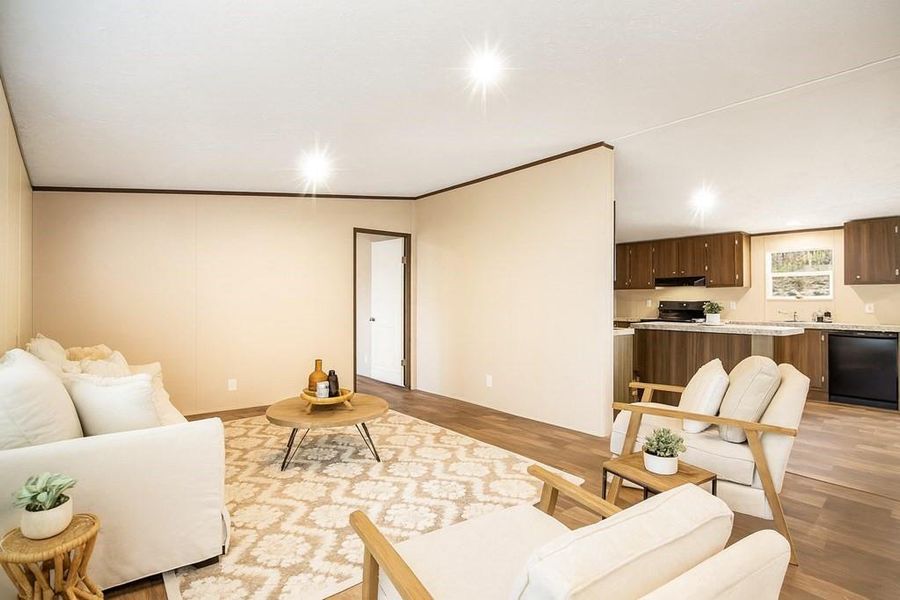 Furnished interior view inside a new home in , Ellijay (Image 27).