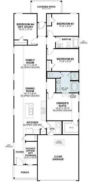 2D floor plan layout of this home in Marvida, Cypress, TX (Image 4). 2D floor plan layout of this home in Marvida, Cypress, TX (Image 4).