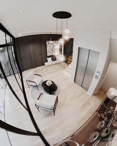 Furnished interior view inside a new home in , Houston (Image 15).