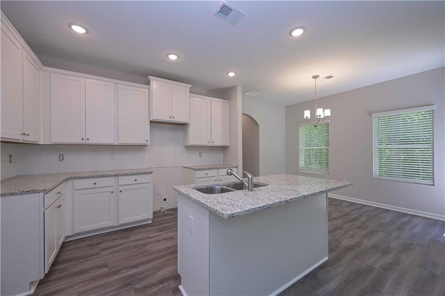 Furnished interior view inside a new home in , Villa Rica (Image 9). Furnished interior view inside a new home in , Villa Rica (Image 9).