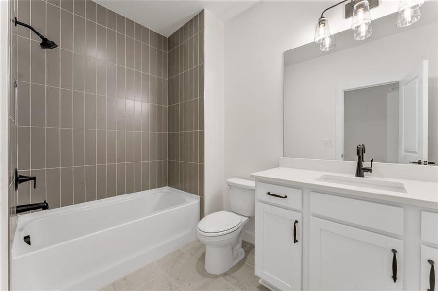 Furnished interior view inside a new home in The Reserve at Knollwood, Canton (Image 14).