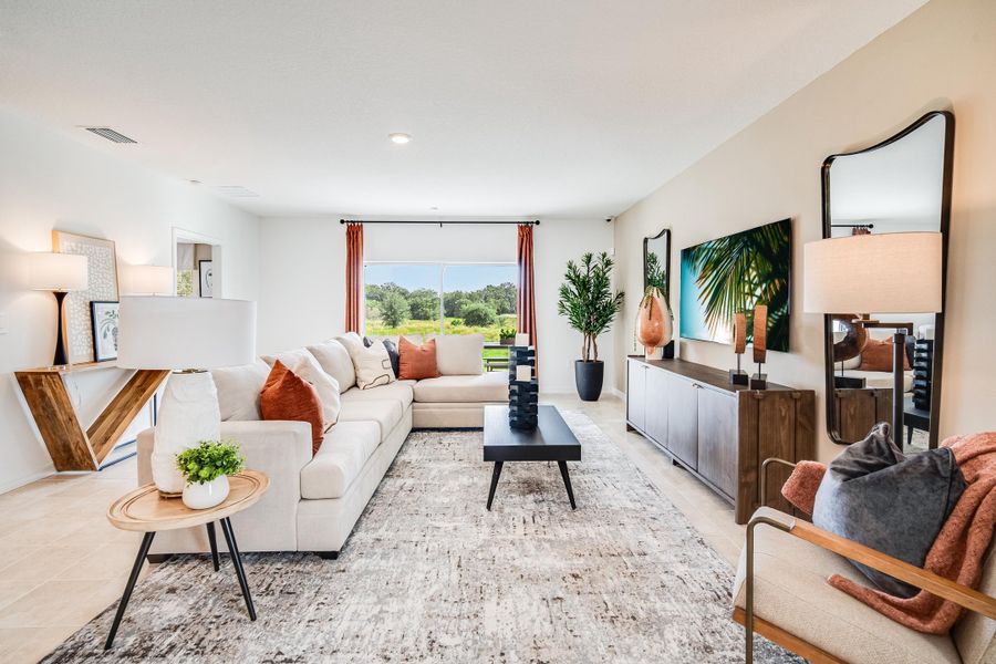 Furnished interior view inside a new home in Palm Wind, Hudson (Image 3).