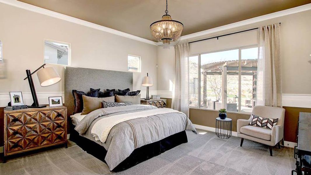 Representative furnished interior of a home built from the Shire by Taylor Morrison in Victory at Verrado Venture II Collection 55+, Buckeye (Image 25).