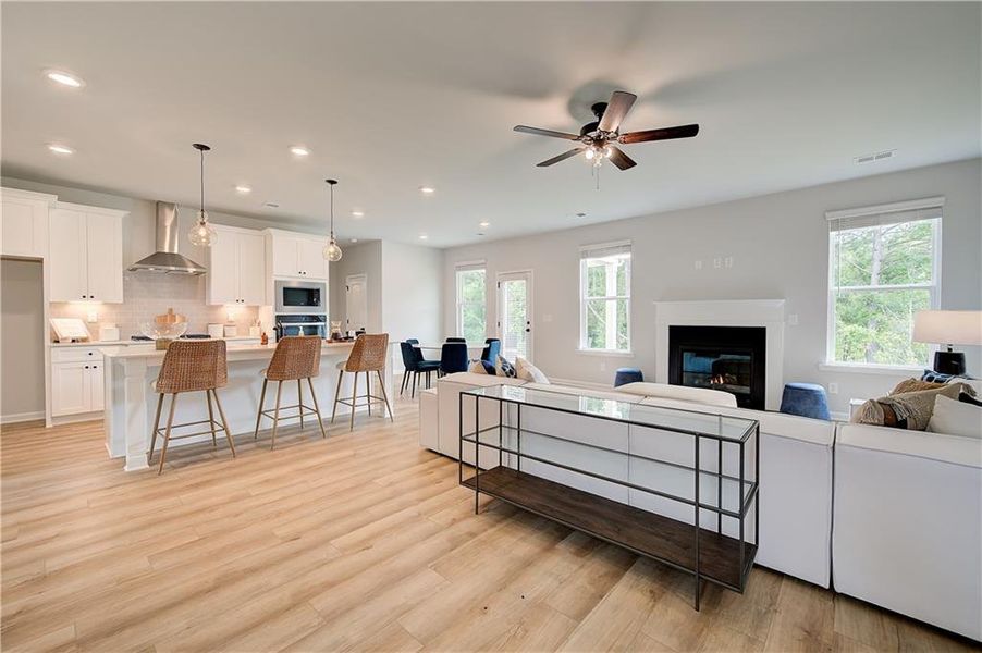 Furnished interior view inside a new home in Kingston, Locust Grove (Image 6).