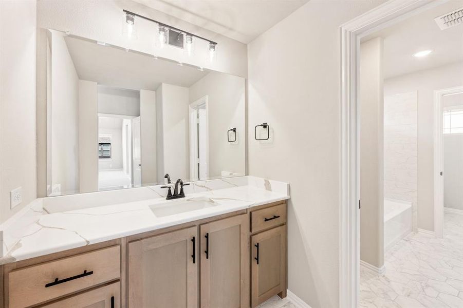 Furnished interior view inside a new home in Devonshire, Forney (Image 9).