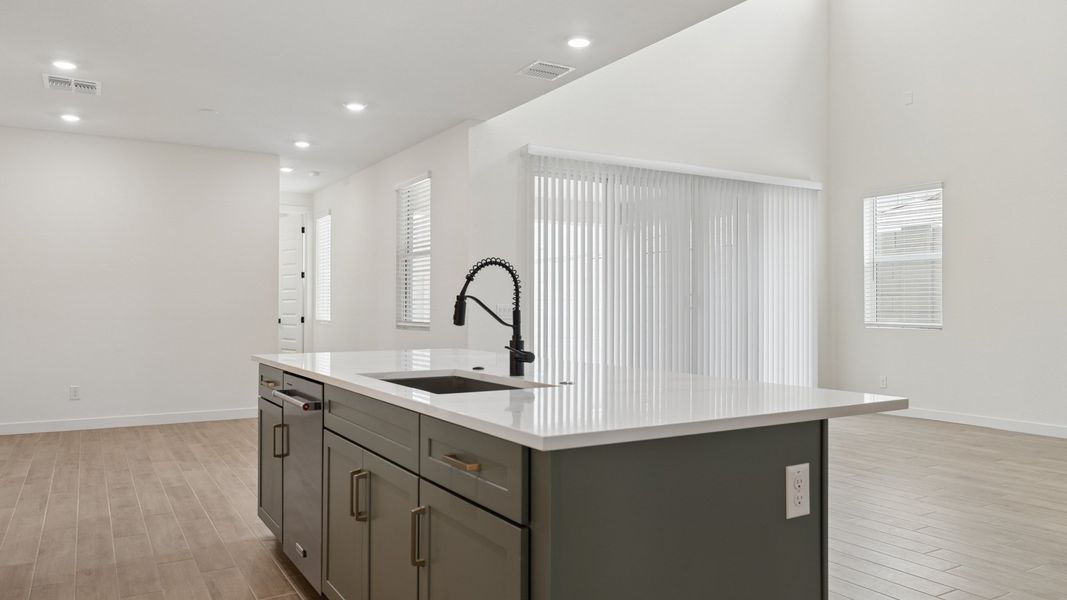 Representative furnished interior of a home built from the Phoenician by D.R. Horton in The Ridge at Stone Butte, Phoenix (Image 10).
