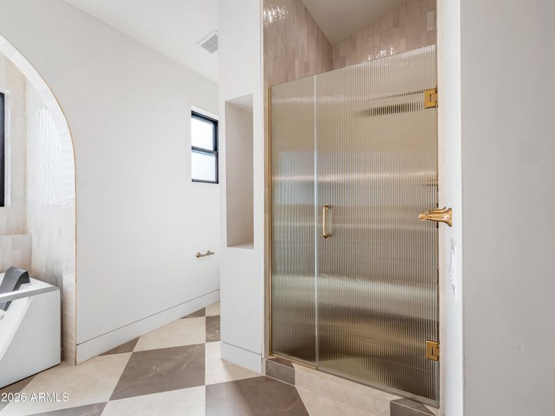 Primary bathroom shower Primary bathroom shower