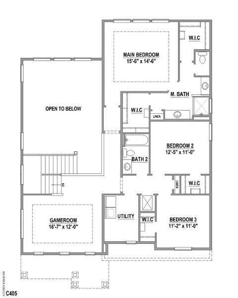 Plan C405 2nd Floor