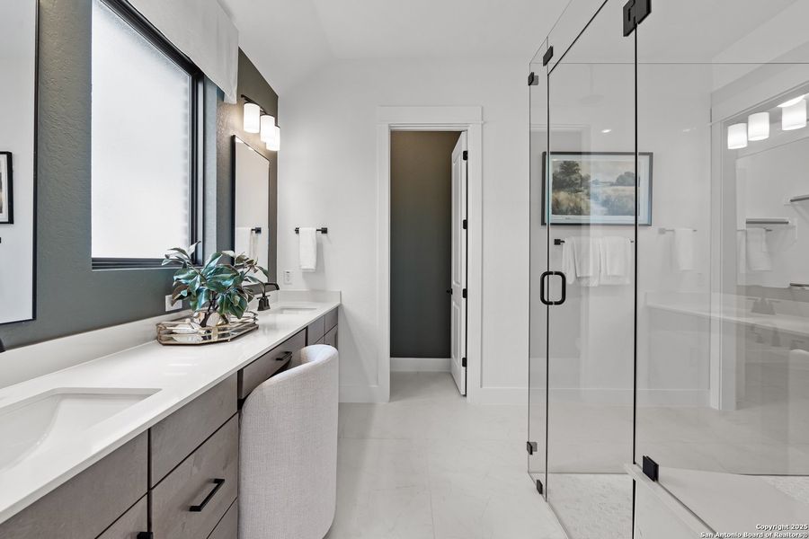 Furnished interior view inside a new home in Bison Ridge, San Antonio (Image 23).