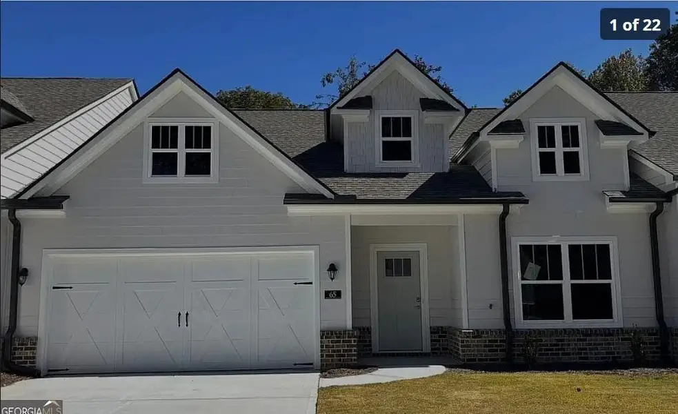 Front exterior of a new home in , Cleveland, GA, highlighting curb appeal (Image 1). Front exterior of a new home in , Cleveland, GA, highlighting curb appeal (Image 1).