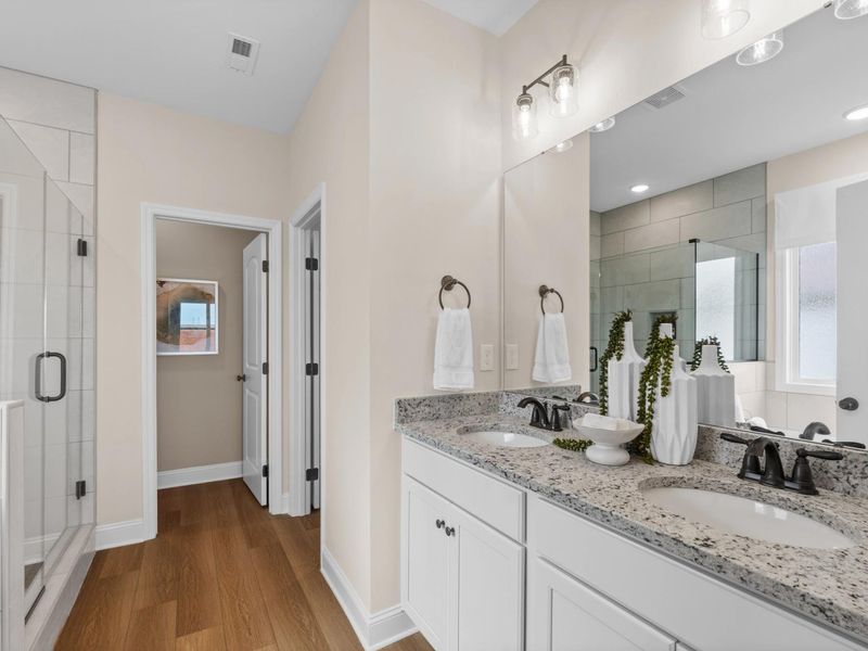 Representative furnished interior of a home built from the The Daphne F by Davidson Homes LLC in Waverly Estates, Josephine (Image 27). Representative furnished interior of a home built from the The Daphne F by Davidson Homes LLC in Waverly Estates, Josephine (Image 27).