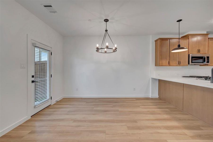 Spacious, unfurnished interior of a new home in Providence Commons, Providence Village (Image 17). Spacious, unfurnished interior of a new home in Providence Commons, Providence Village (Image 17).