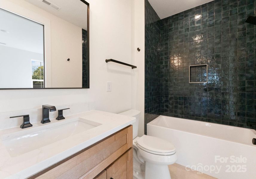 Furnished interior view inside a new home in , Charlotte (Image 19). Furnished interior view inside a new home in , Charlotte (Image 19).