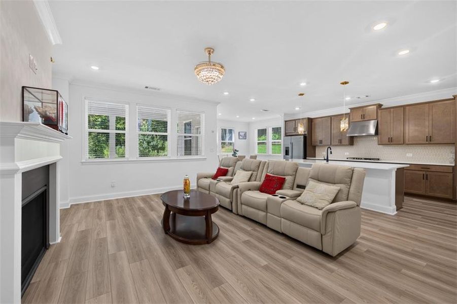 Furnished interior view inside a new home in Bailey Fence, Dacula (Image 6).