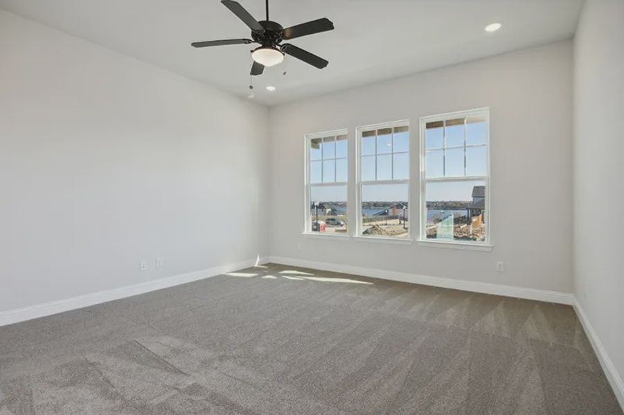 Representative unfurnished interior of a home built from the Peyton by Cambridge Homes in Lake Park, Rowlett (Image 24).