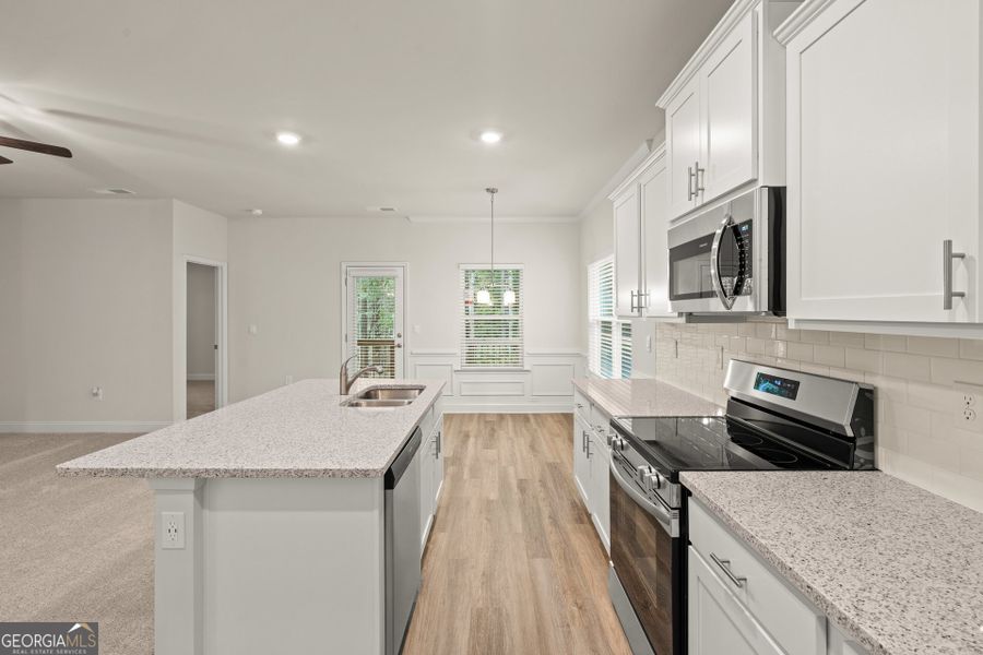Furnished interior view inside a new home in Canterbury Villas, Carrollton (Image 6).
