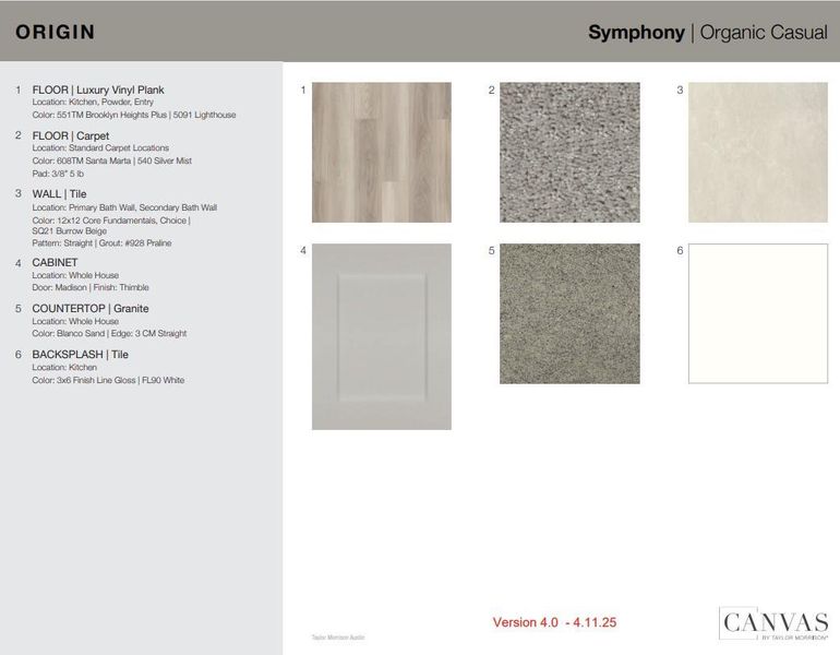 Design Selections. Home is currently under construction, selections subject to change. Design Selections. Home is currently under construction, selections subject to change.