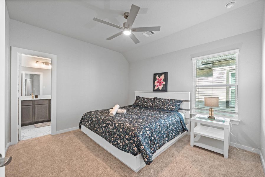 Furnished interior view inside a new home in Morton Creek Ranch, Katy (Image 15).