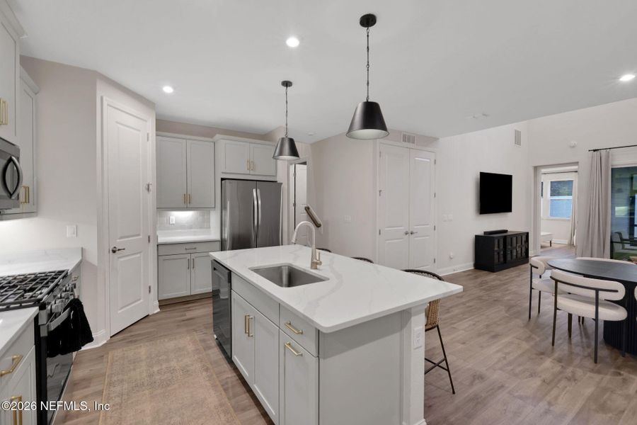 Furnished interior view inside a new home in , Jacksonville (Image 41).