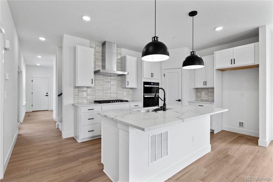 Furnished interior view inside a new home in Westerly, Erie (Image 5). Furnished interior view inside a new home in Westerly, Erie (Image 5).