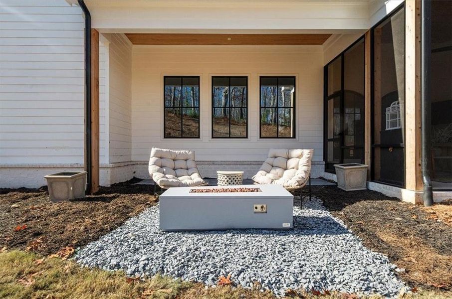 Exterior details and patio area of a home in , Roswell (Image 30). Exterior details and patio area of a home in , Roswell (Image 30).
