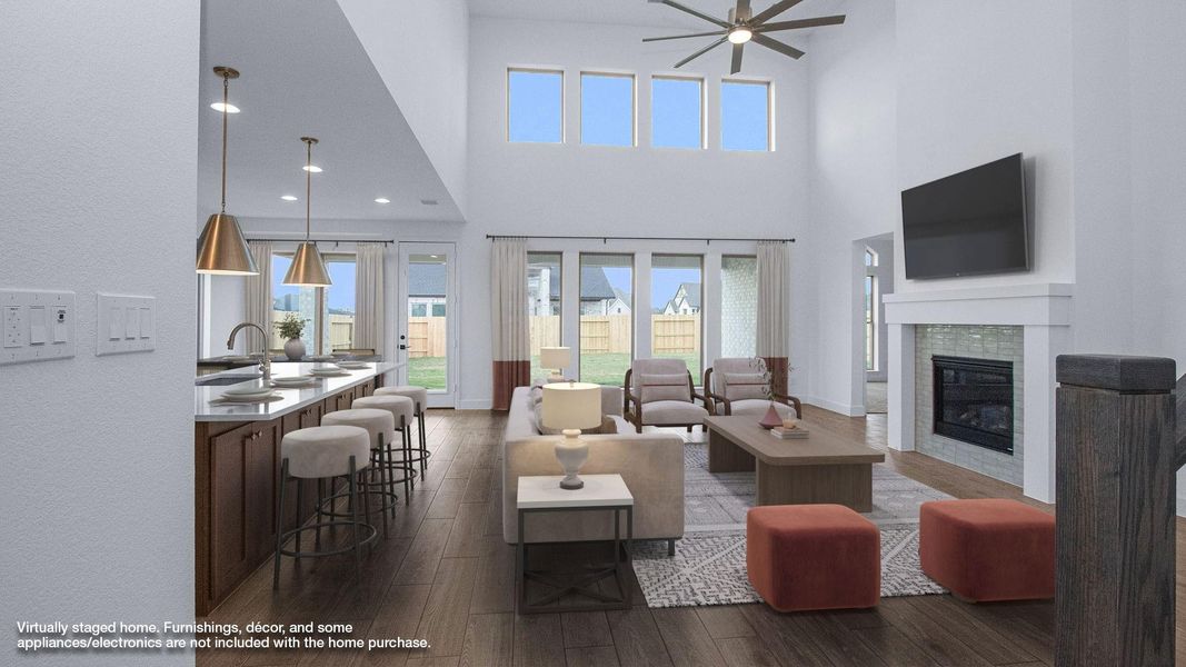 Furnished interior view inside a new home in Briarley, Montgomery (Image 6).