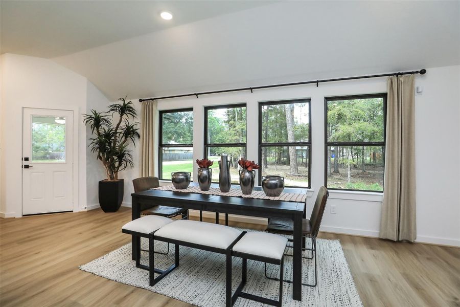 Furnished interior view inside a new home in Roman Forest, New Caney (Image 37).