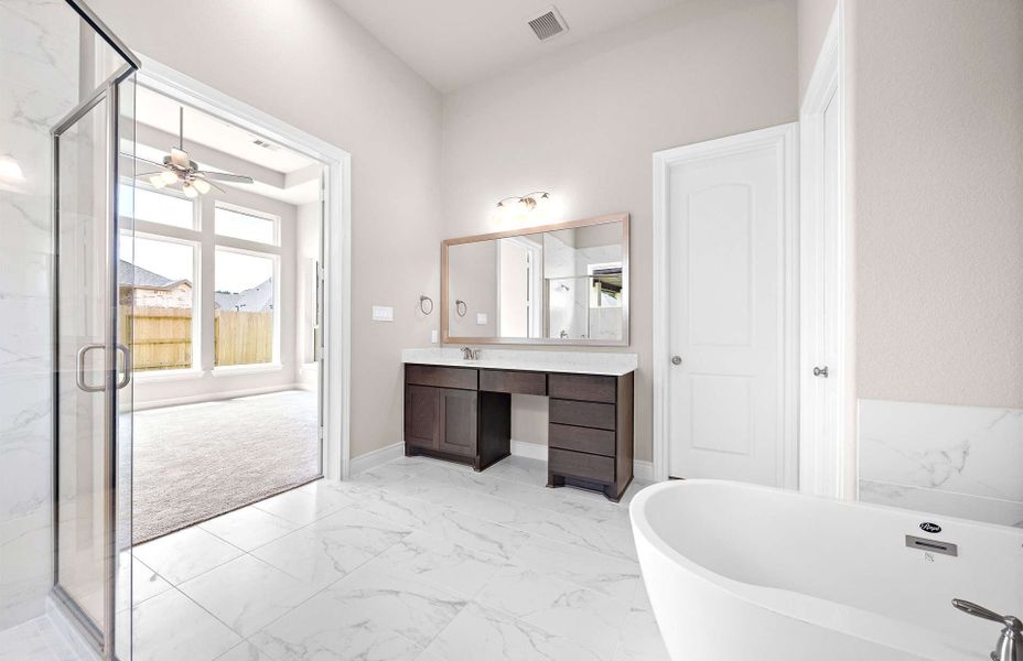 Furnished interior view inside a new home in Audubon 60′, Magnolia (Image 14).