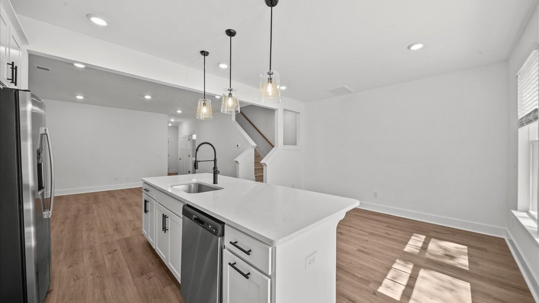 Furnished interior view inside a new home in Hickory Heights, Greenville (Image 9).