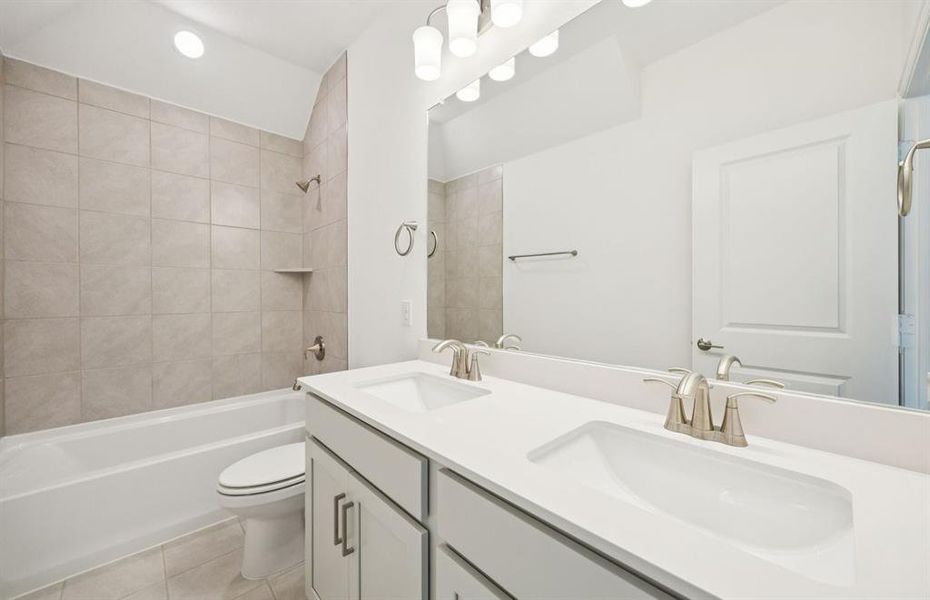 Secondary bathroom *model representation