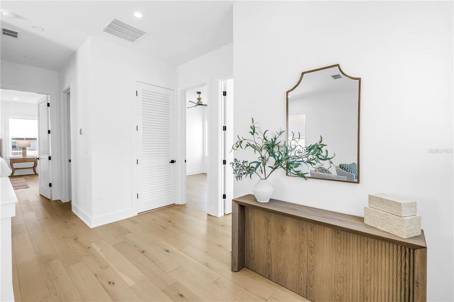 Furnished interior view inside a new home in , St. Petersburg (Image 4).