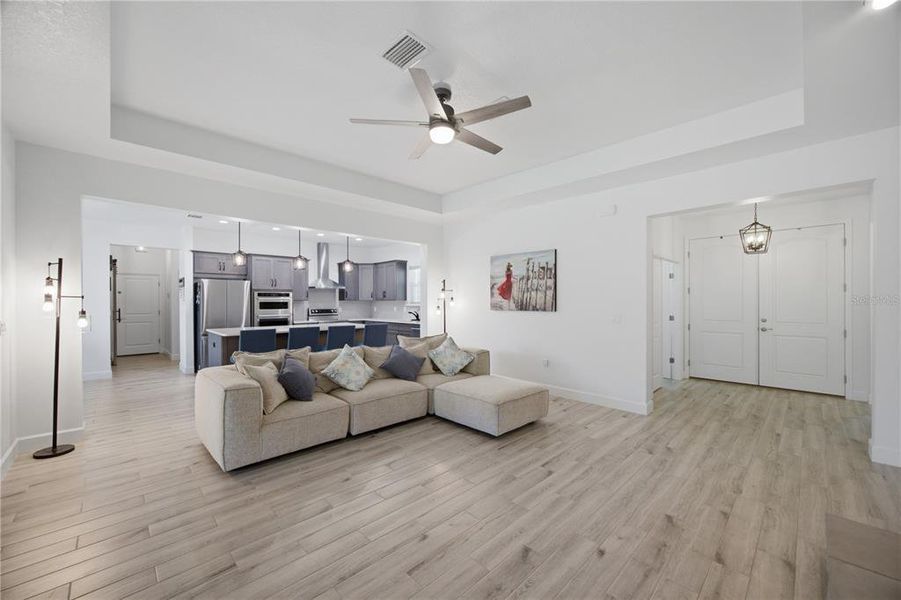 Furnished interior view inside a new home in , Wesley Chapel (Image 11). Furnished interior view inside a new home in , Wesley Chapel (Image 11).