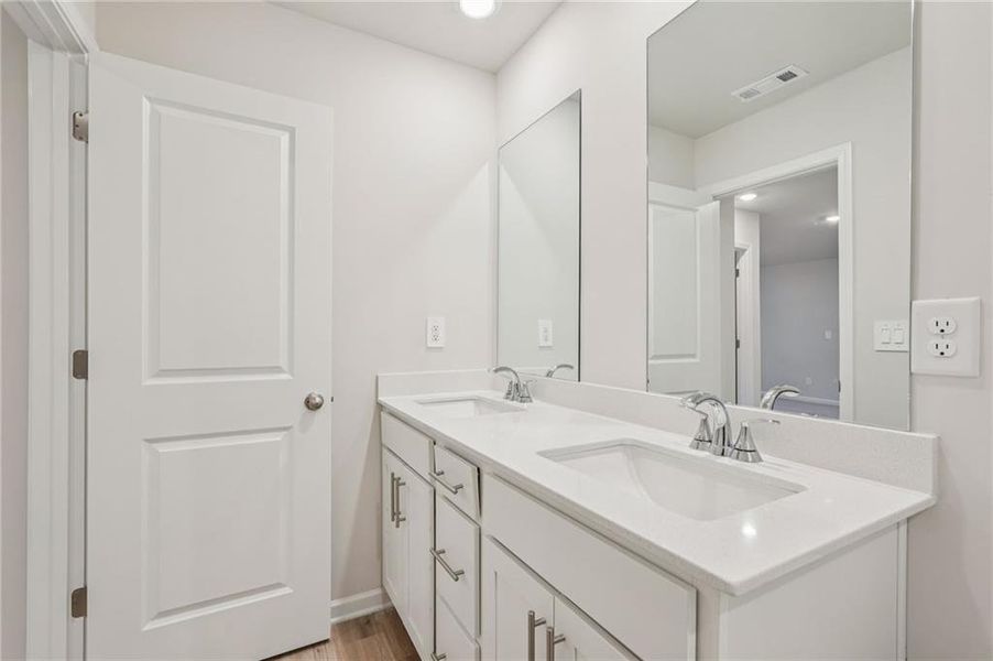 Furnished interior view inside a new home in Harmony Manor, Fairburn (Image 33).