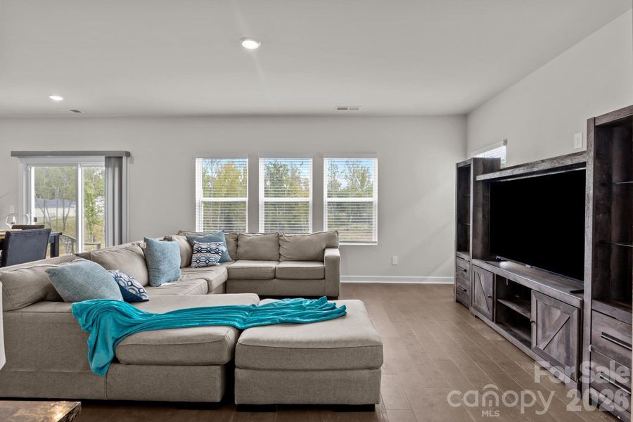 Furnished interior view inside a new home in Shepherds Landing, Mooresville (Image 13).