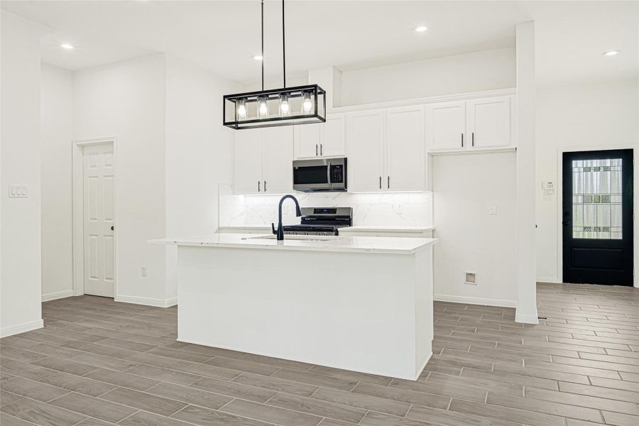 Furnished interior view inside a new home in , Houston (Image 7).