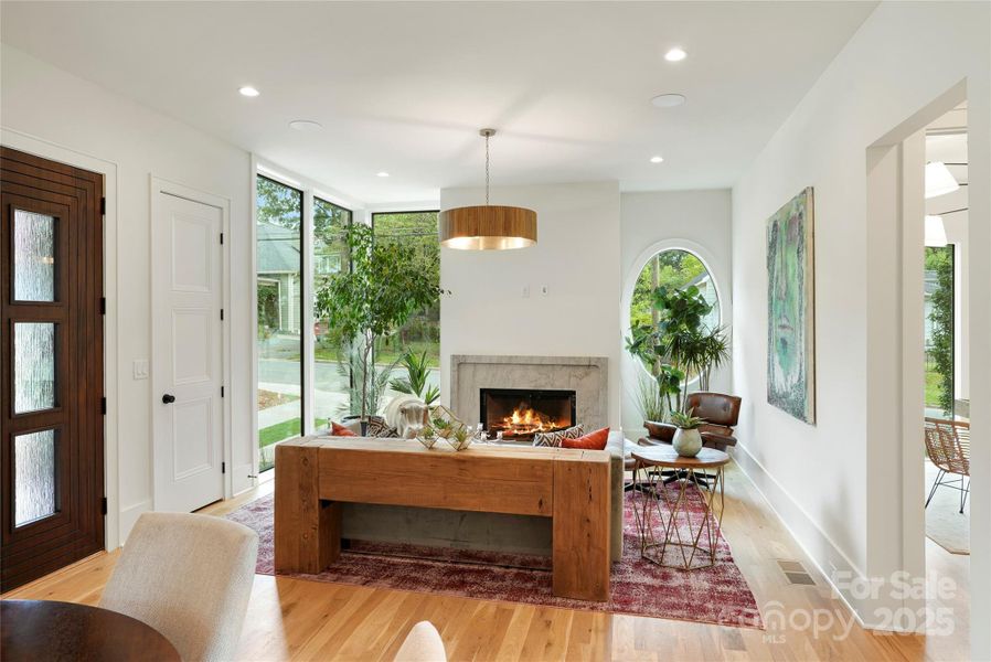 Furnished interior view inside a new home in , Charlotte (Image 16).